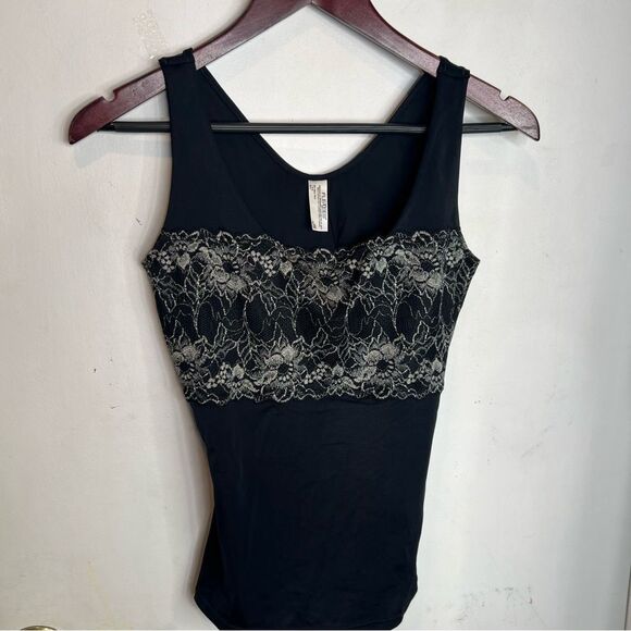 Breezies "Curve & Contour by Flexees" Lace Band Camisole~Medium~A93755 9520P - Picture 1 of 5